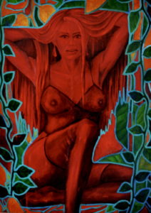 Red Aprille - oil on canvas - 92x65cm - 1995 - author: Phil Sobansky
